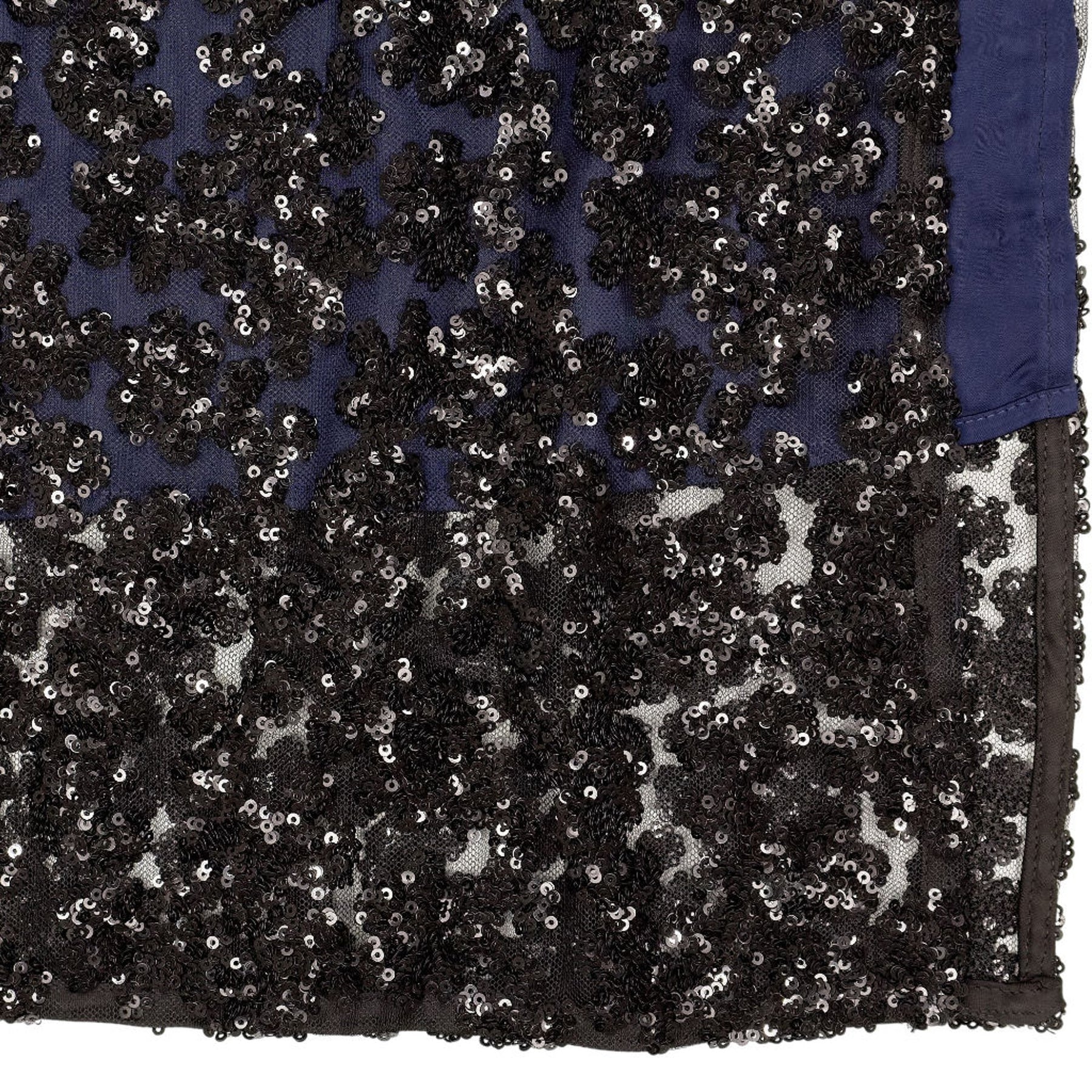 Whistles Black Sequin Pencil Skirt