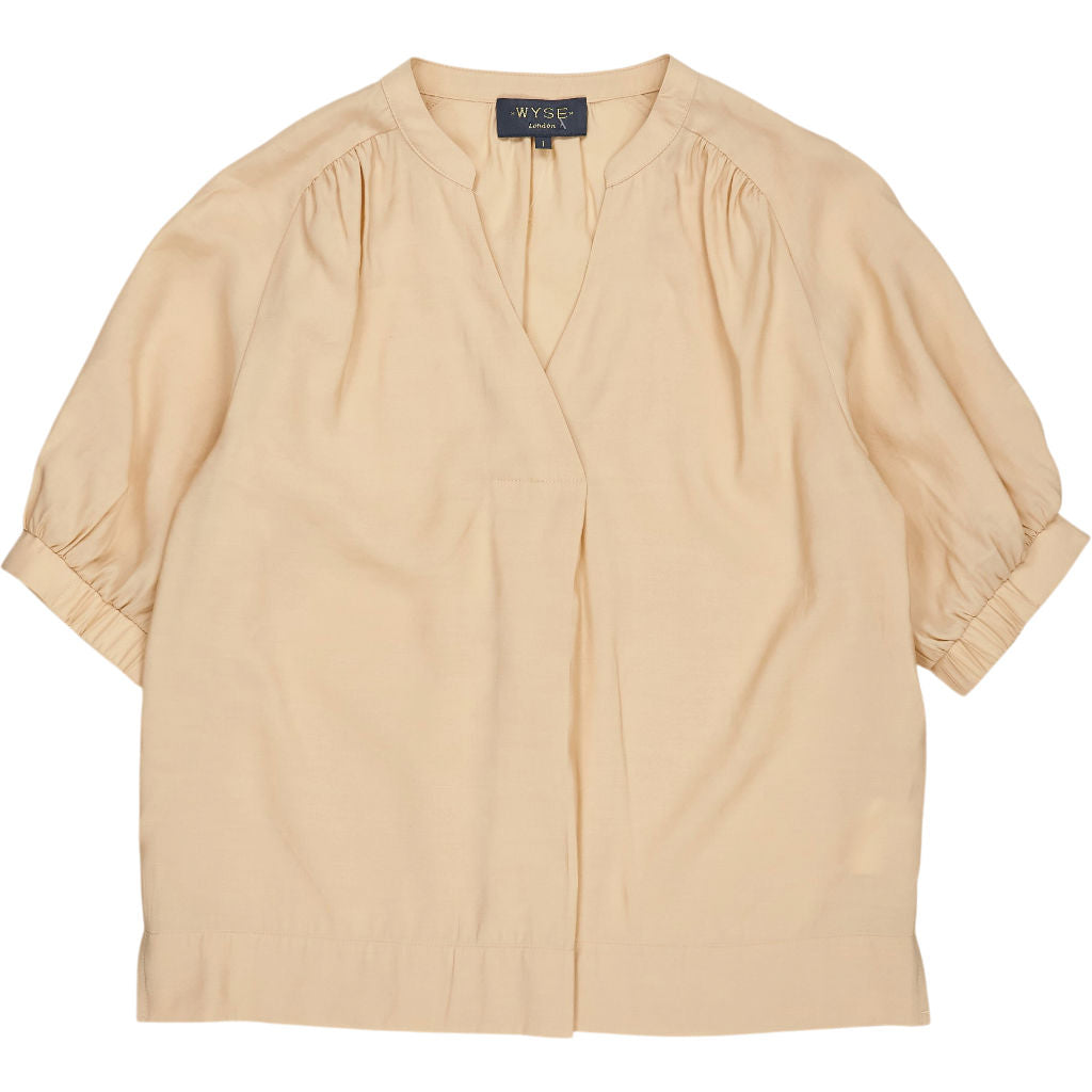 Wyse Beige Leila Blouse