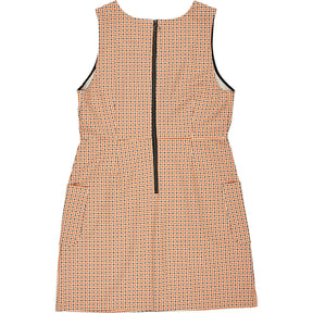 Joanie Antique White Check Dress