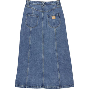 seventy + mochi Blue Denim Midi Skirt