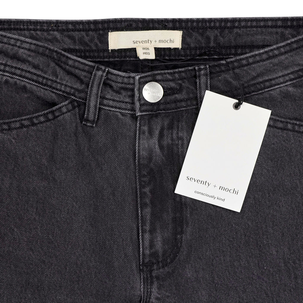 Seventy + Mochi Charcoal Grey Frankie Jeans