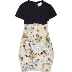 Phillip Lim Black Floral Silk Occasion Dress