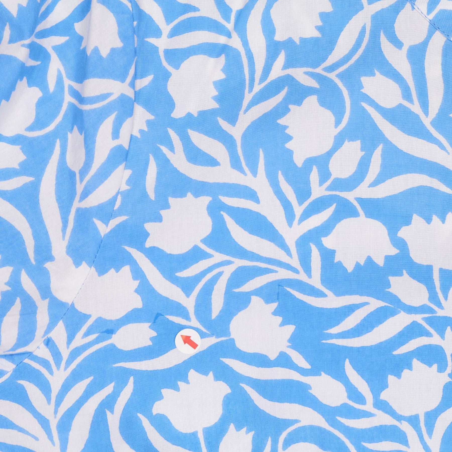 Pink City Prints Blue Floral Long Dress