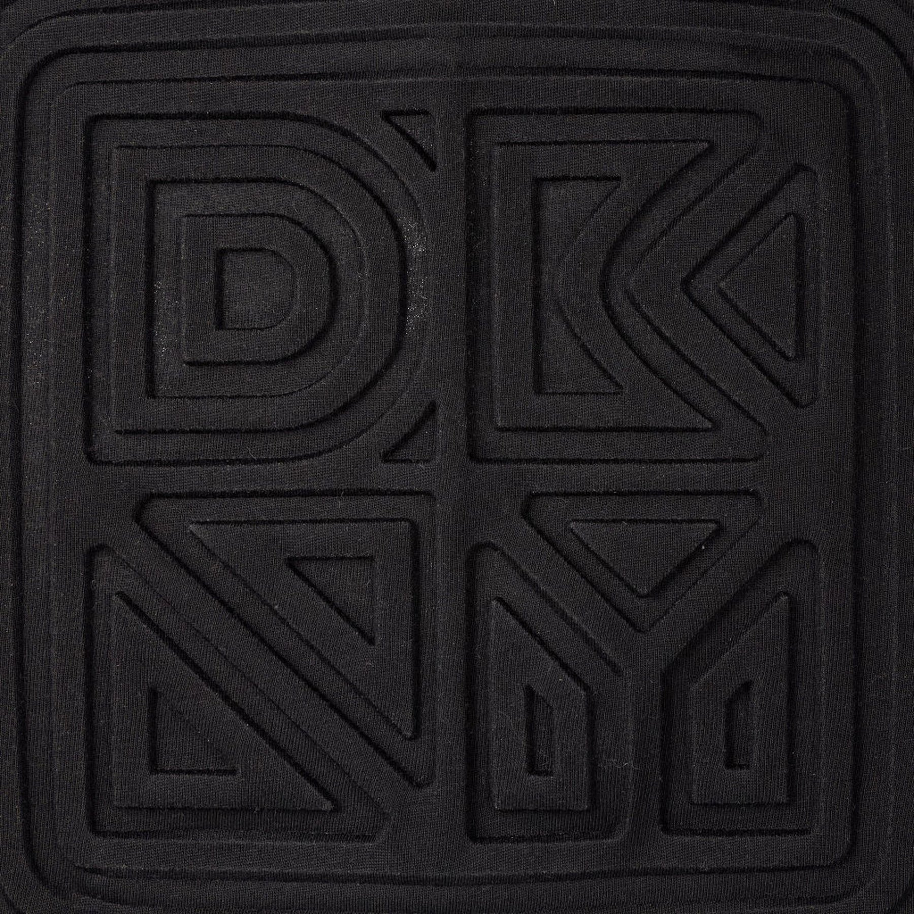 DKNY Jeans Black Debossed T-Shirt