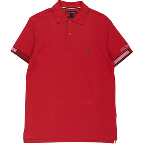 Tommy Hilfiger Red Slim Fit Polo Shirt