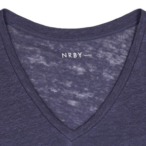 NRBY Blue V-Neck T-Shirt