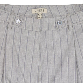 Vivere Grey Striped Trousers