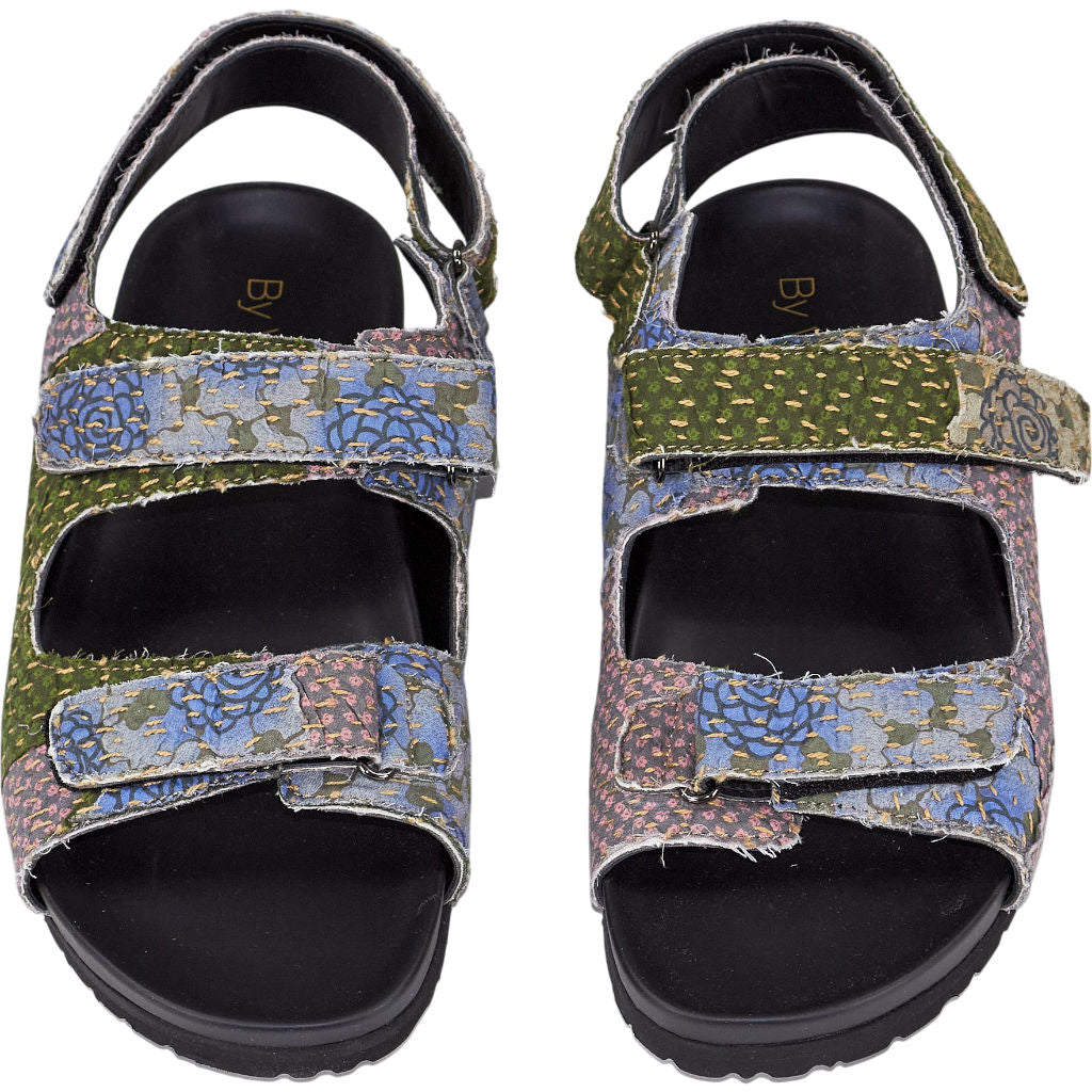 By Walid Multi Cotton Re-Patch Felix Sandal