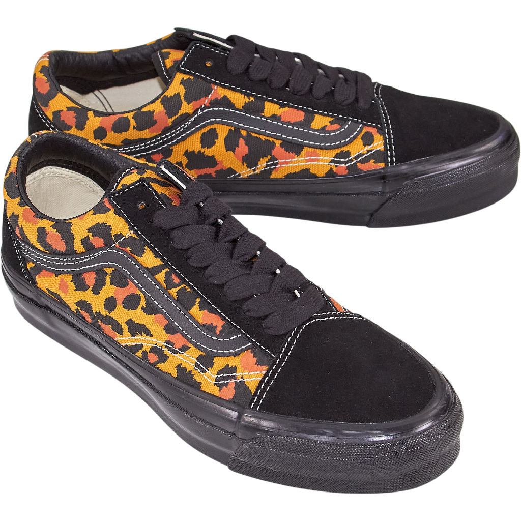 Vans Leopard Black Old Skool Trainers