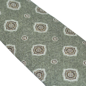 Moss Liberty Fabric Sage Green Floral Pattern Tie Bundle x 3