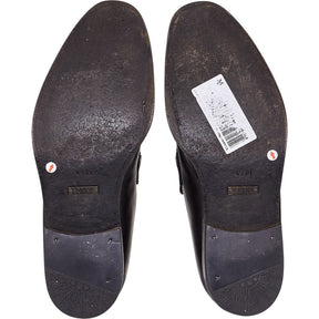 Gucci Black Leather Loafers