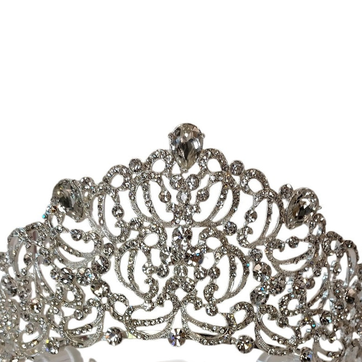Crystal Tiara Bridal Headpiece One Size