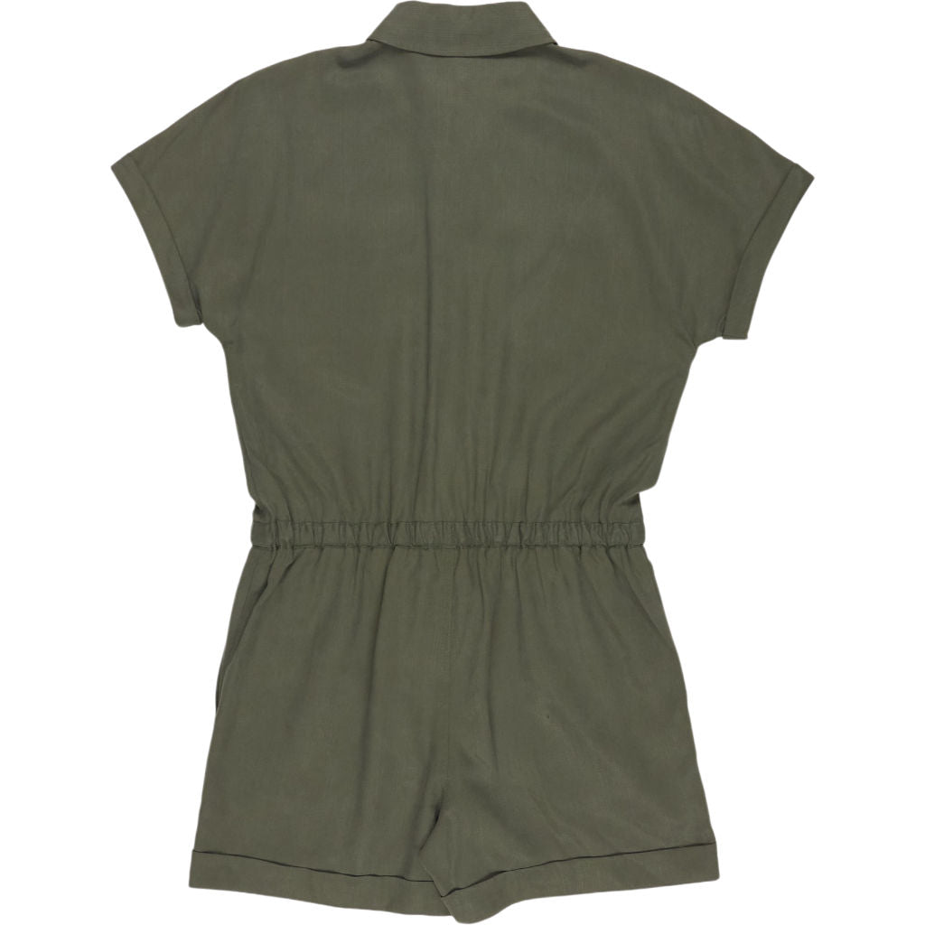 Hush Olive Utility Playsuit