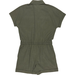 Hush Olive Utility Playsuit