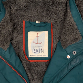 Seasalt Cornwall Teal Rain Jacket