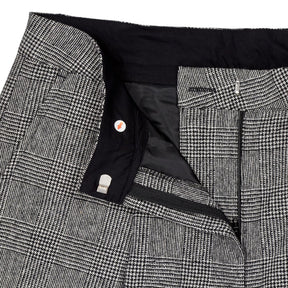 Baukjen Black & White Check Wool Trousers