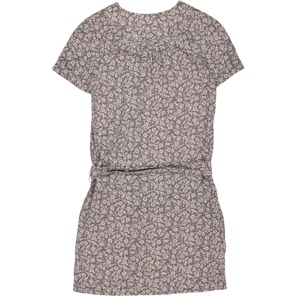 Farhi Lilac Purple Floral Print Silk Dress