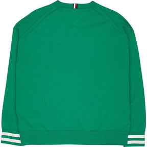 Tommy Hilfiger Green Monotype Tipped Sweatshirt