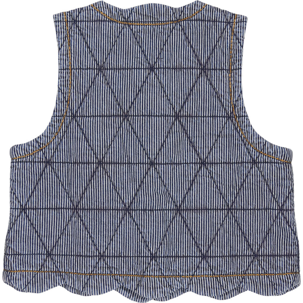 Bonte Blue Striped Estelle Gilet Striped