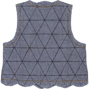 Bonte Blue Striped Estelle Gilet Striped