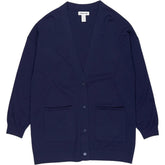 Lands' End Navy Cardigan Petite