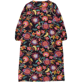 NRBY Black Floral Midi Dress