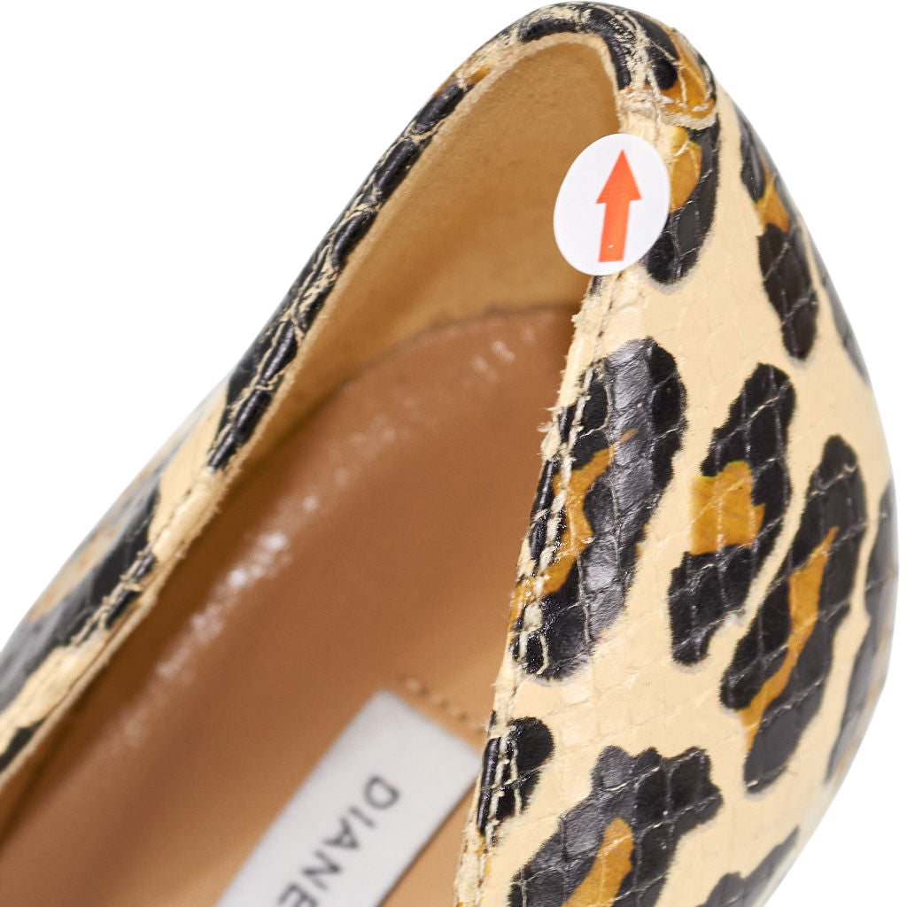 Diane von Furstenberg Leopard Print Heels