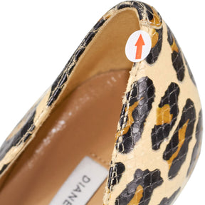 Diane von Furstenberg Leopard Print Heels