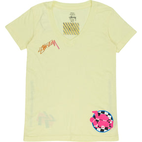 Stussy Yellow Graphic T-Shirt