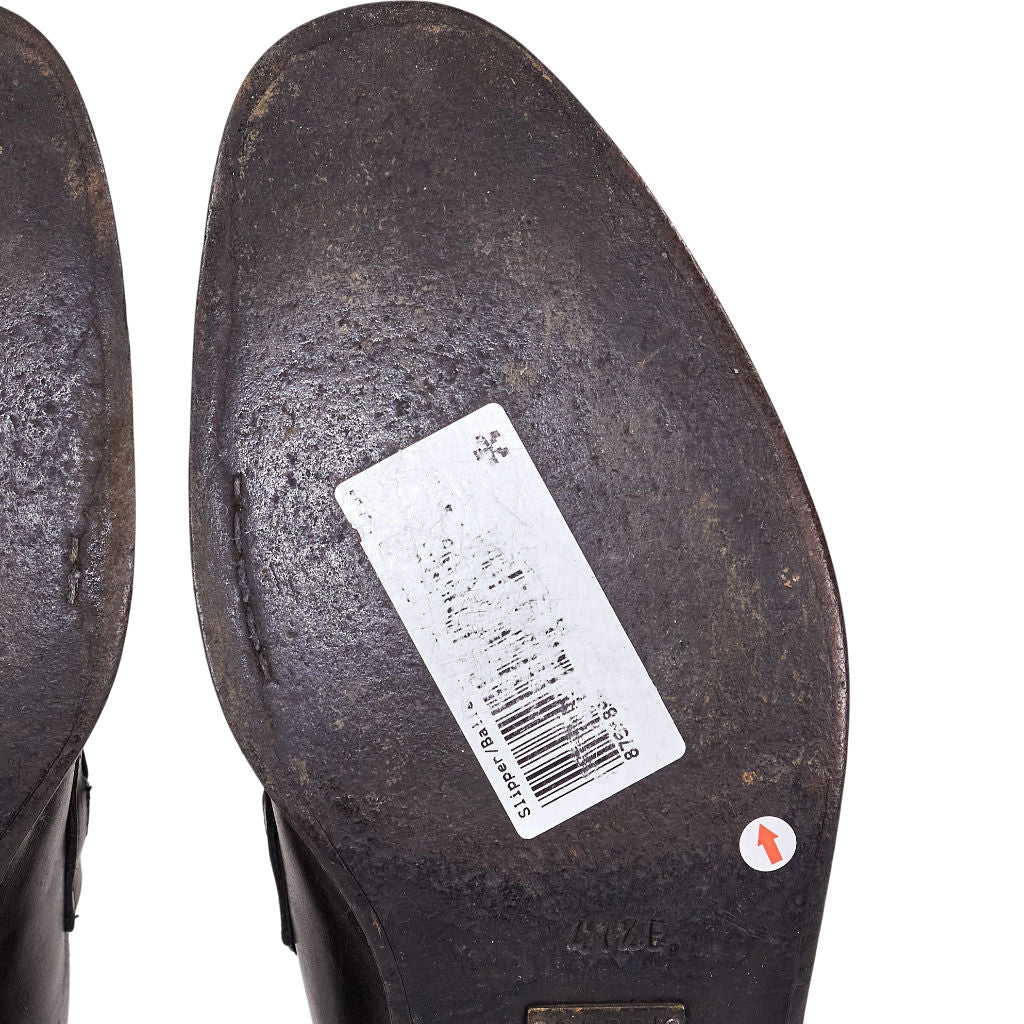 Gucci Black Leather Loafers