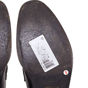 Gucci Black Leather Loafers