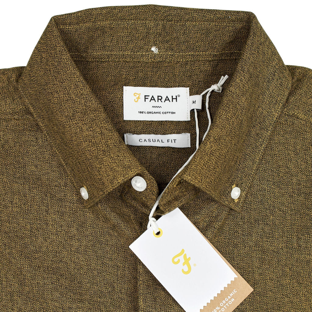 Farah Rust Yellow Ali LS Shirt