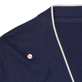 Lyle & Scott Navy Cotton Cardigan