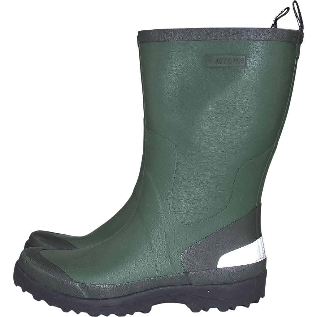 Tretorn Green Rubber Wellington Boots