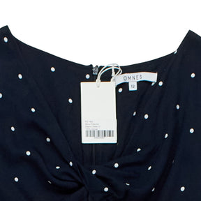 OMNES Black Polka Dot Eleanor Dress