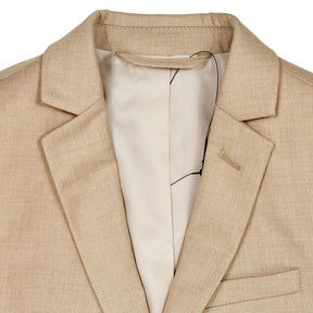 Moss Beige Three-Piece Suit