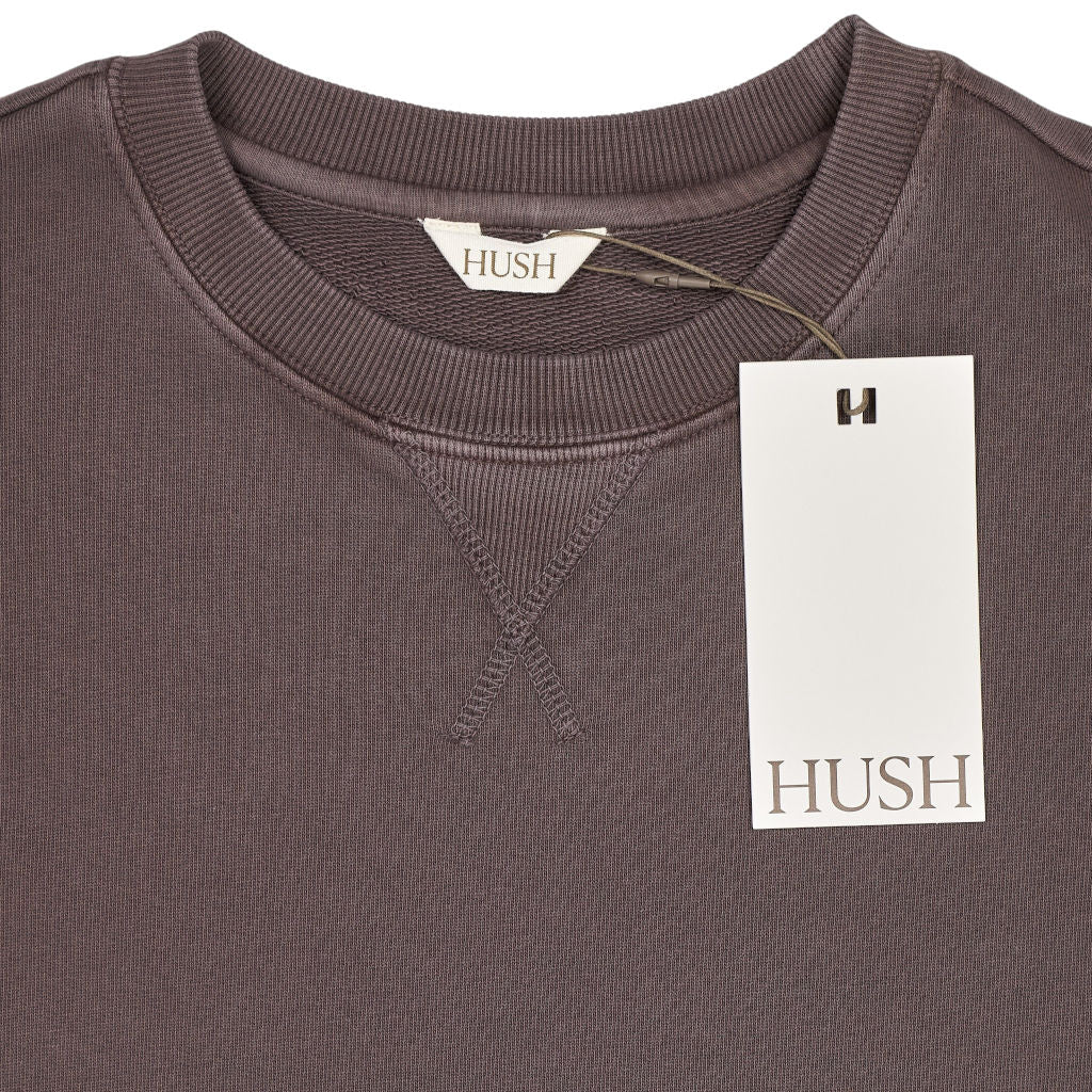 Hush Raisin Brown Puff Sleeve Sweatshirt