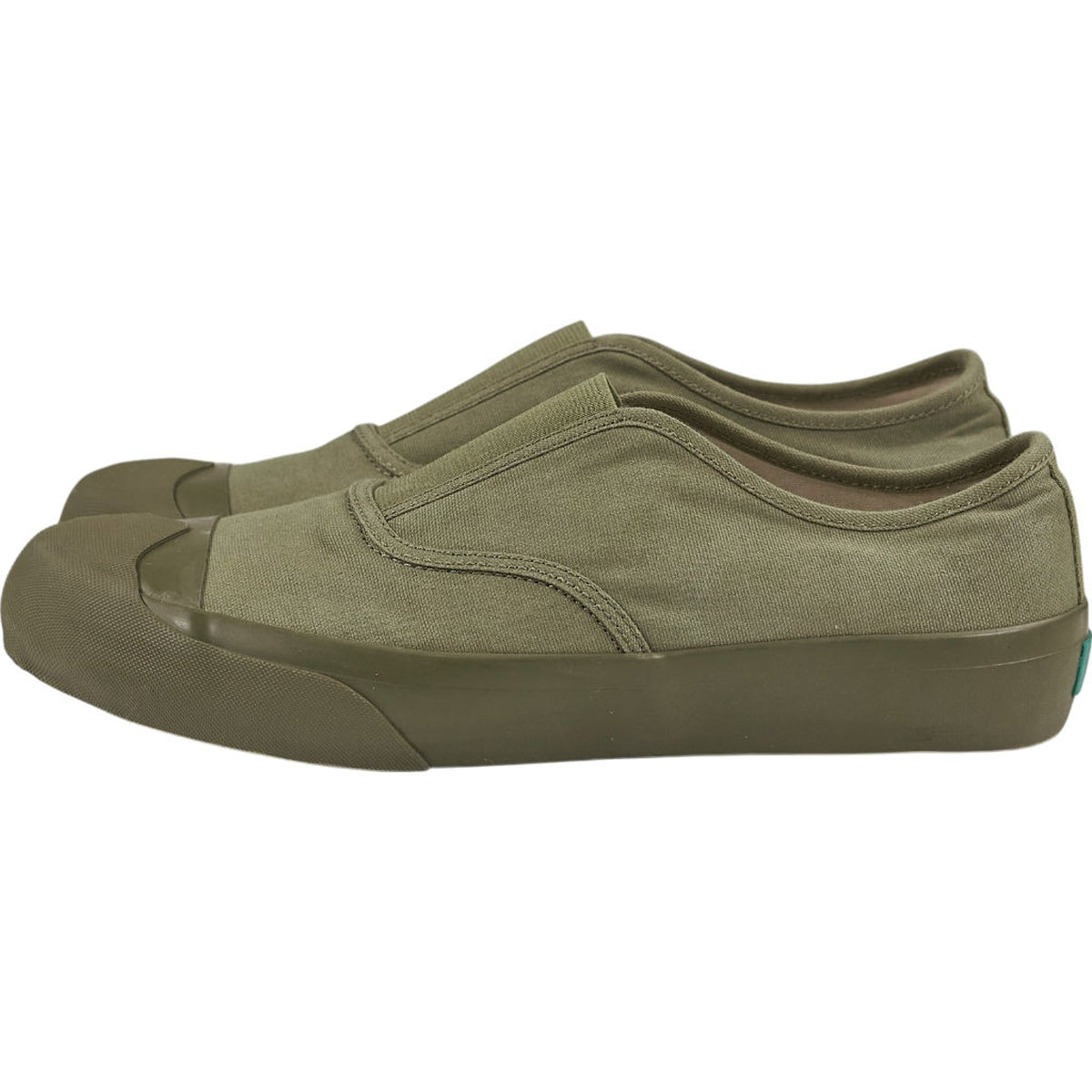 YMC Khaki Slip-On Trainers
