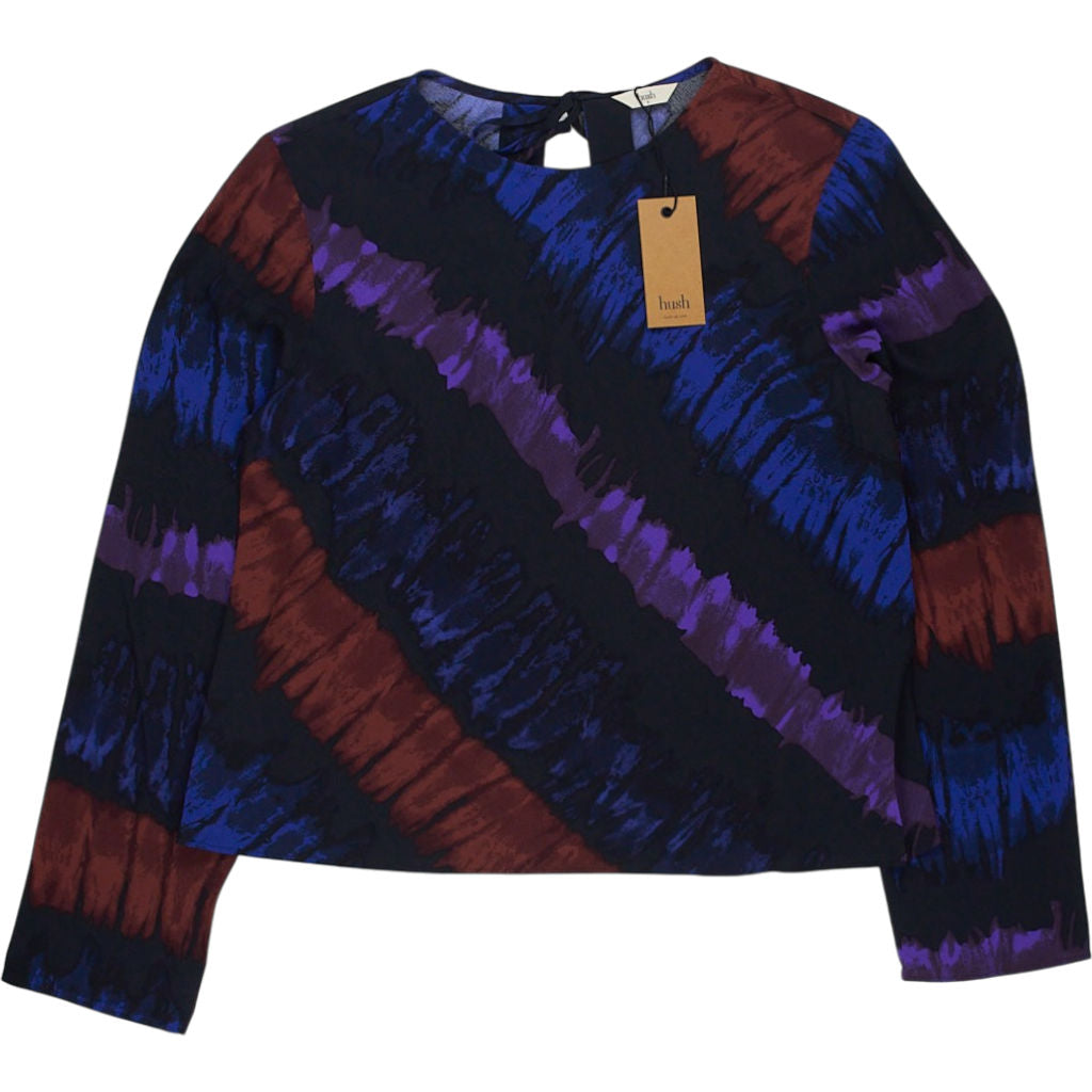 Hush Multicolour Theia Printed Drape Top