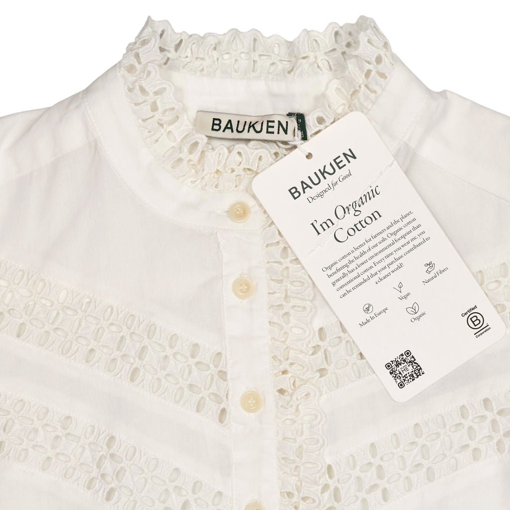Baukjen Soft White Isamaya Organic Blouse