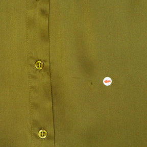 Novo Olive Silk Shirt