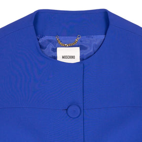 Moschino Blue Button Jacket