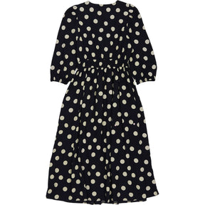 Baukjen Black Polka Dot Olesia Midi Dress