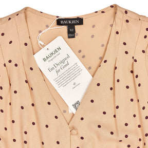Baukjen Peach Polka Dot Casey Dress