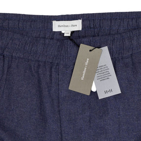 Hamilton + Hare Navy Flannel Trousers