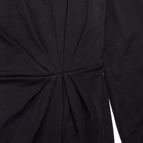 The Fold Black Long Sleeve Dress