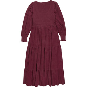 Nobody's Child Burgundy Ruby Midi Corduroy Dress