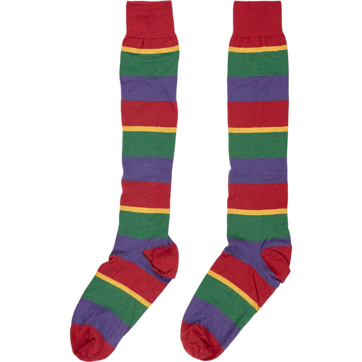 Drakes Multicolour Striped Socks