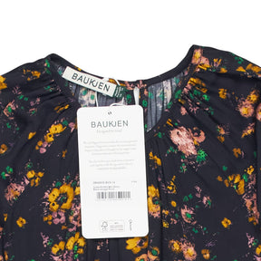 Baukjen Black Floral Printed Mini Dress