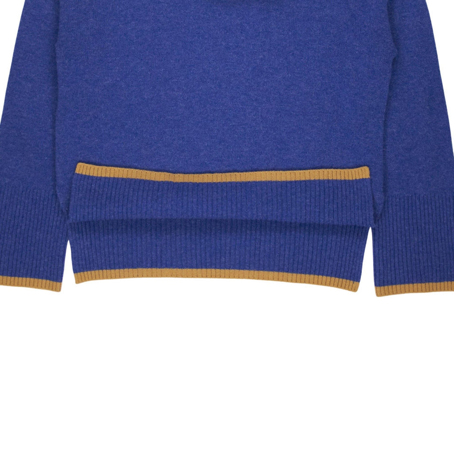 Beaufort & Blake Blue Roll Neck Sweater